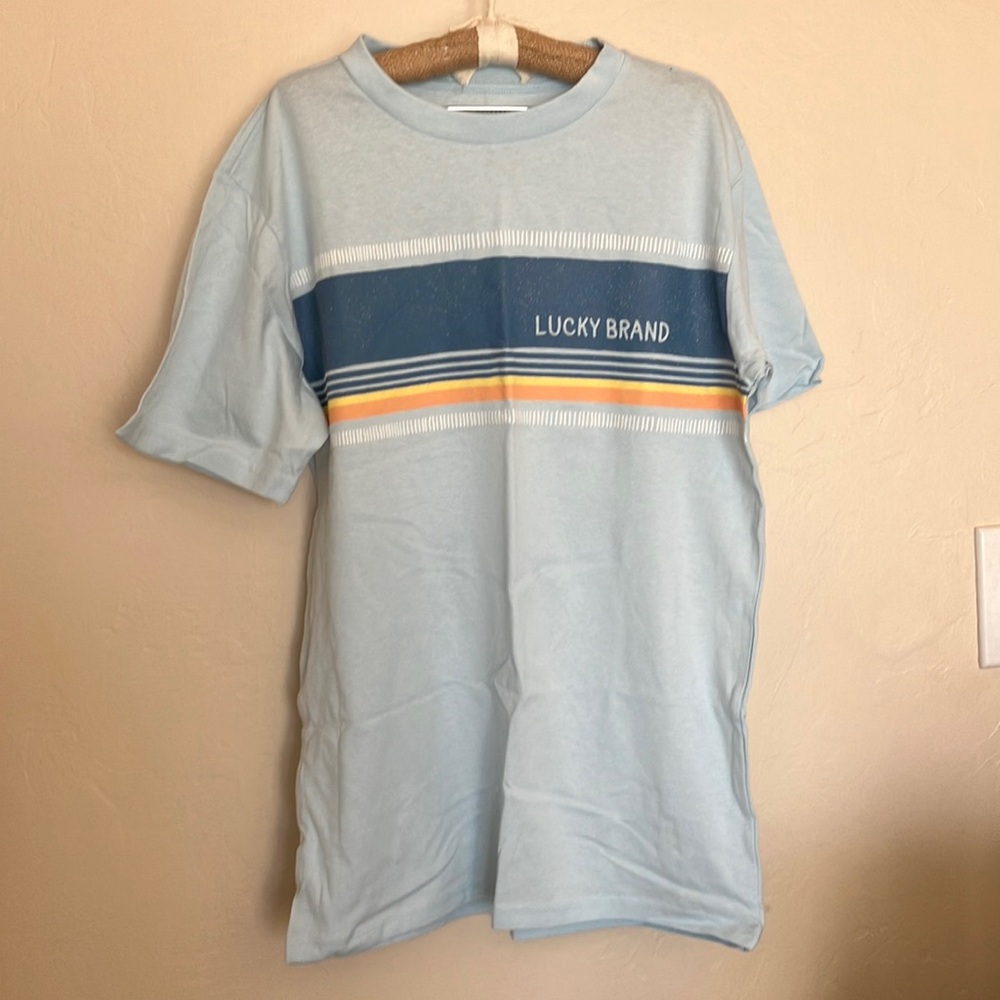 Lucky Brand Short-sleeved Shirt, Size L (14-16).